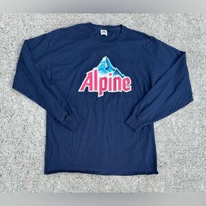 Vintage Alpine Lager Beer Longsleeve T-Shirt